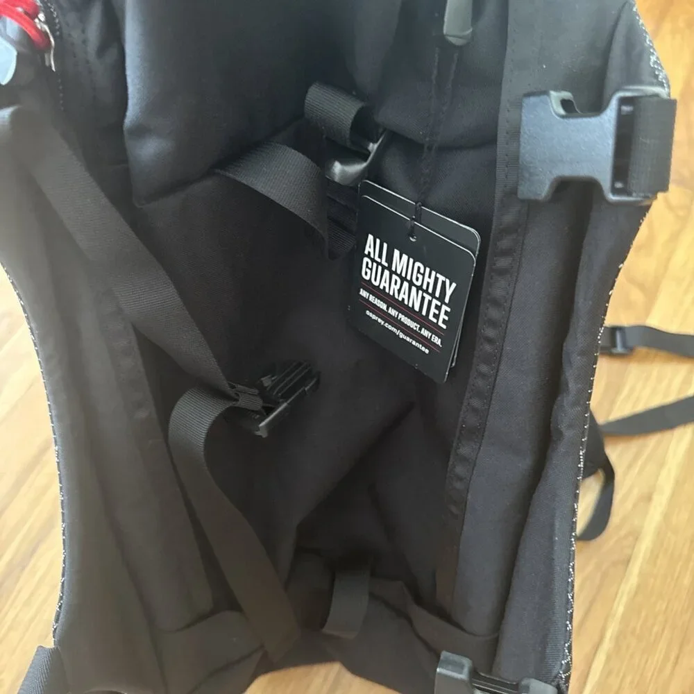 Osprey Heritage Scarab 30L Black and White Grid One Size Backpack Everyday
